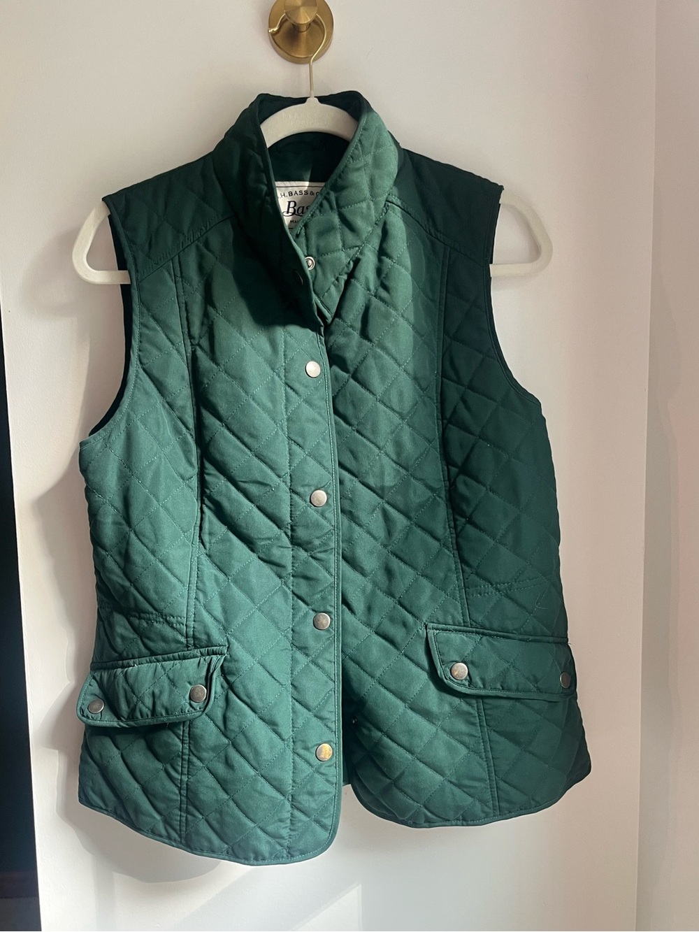 G.H. Bass & Co Quilted Vest | Forest Green Heritage Vest | Preppy Fall Layer